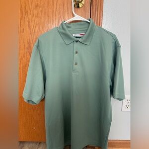 Grand Slam Performance  LARGE green polo, short sleeve